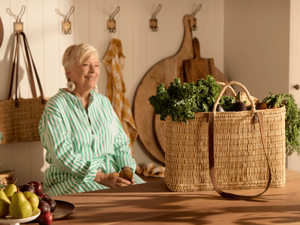 Maggie Living: Large French Market Basket